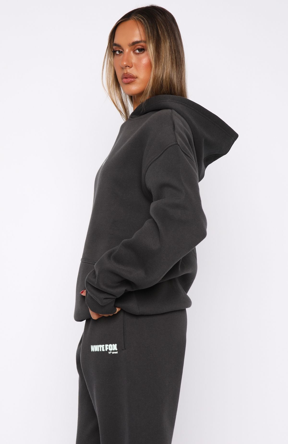 Trending 11th Street New York Or Nowhere Oversized Hoodie Matcha Crumble