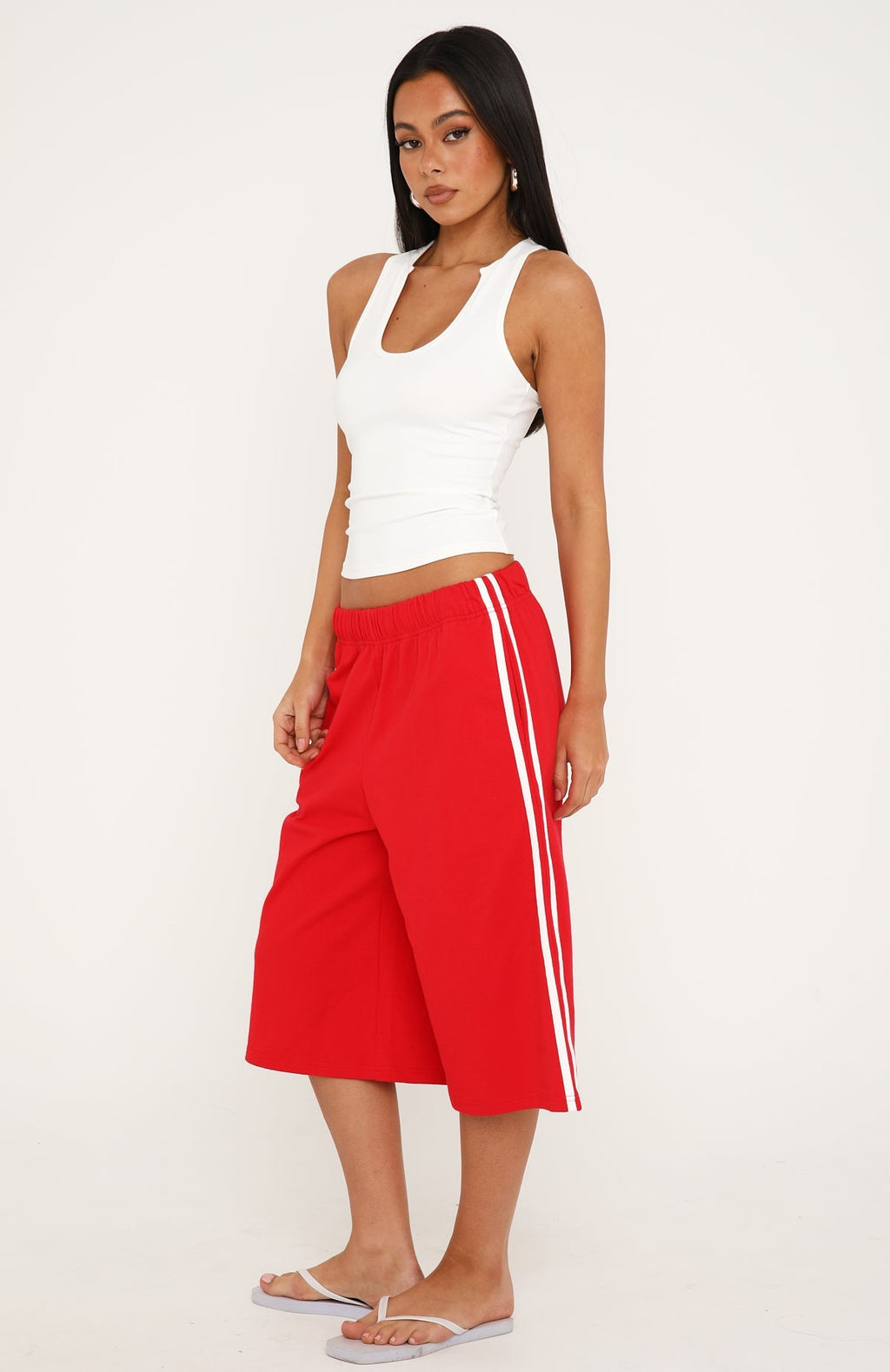 Trending Call It Ours Relaxed Shorts Red