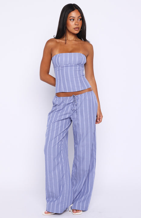 Trending Promise Me This Pants Navy Check