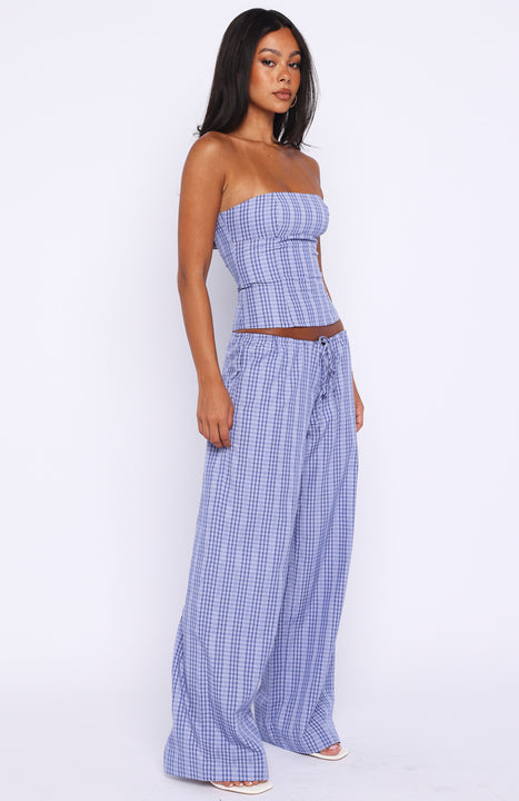 Trending Promise Me This Pants Navy Check