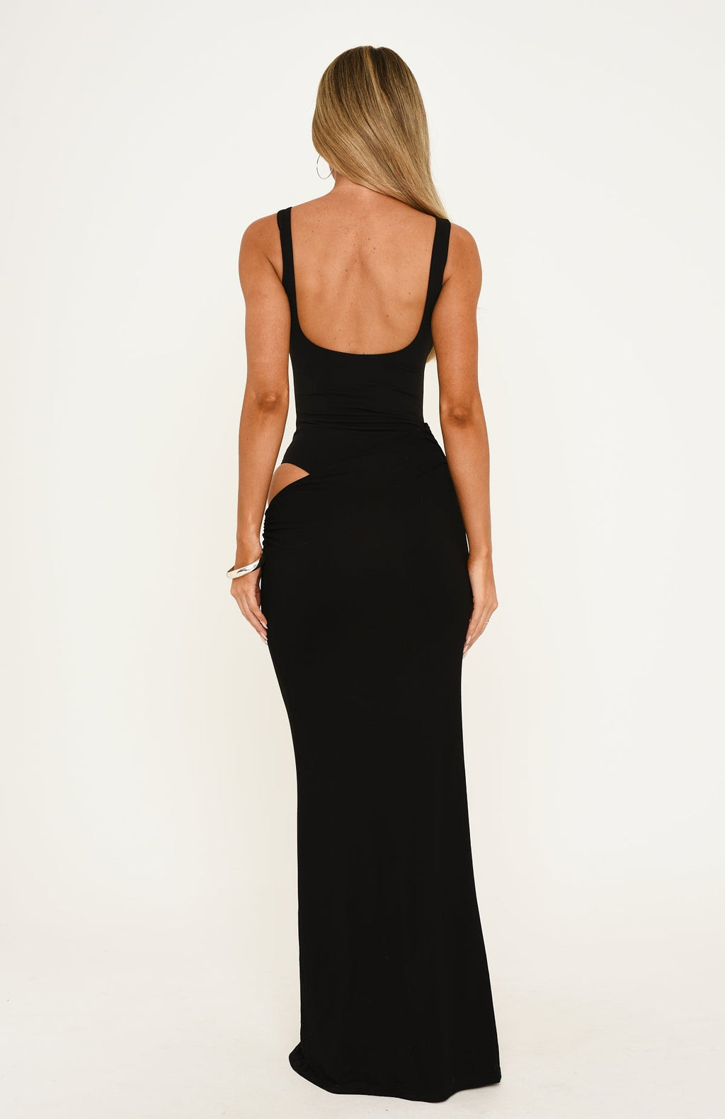 Trending Catch My Smile Black Maxi Dress