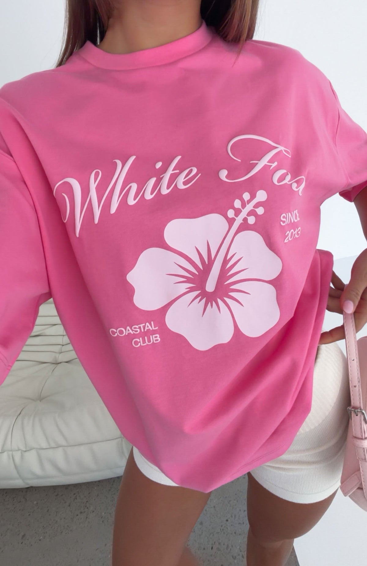 Trending Doing It Better Oversized Tee Pink