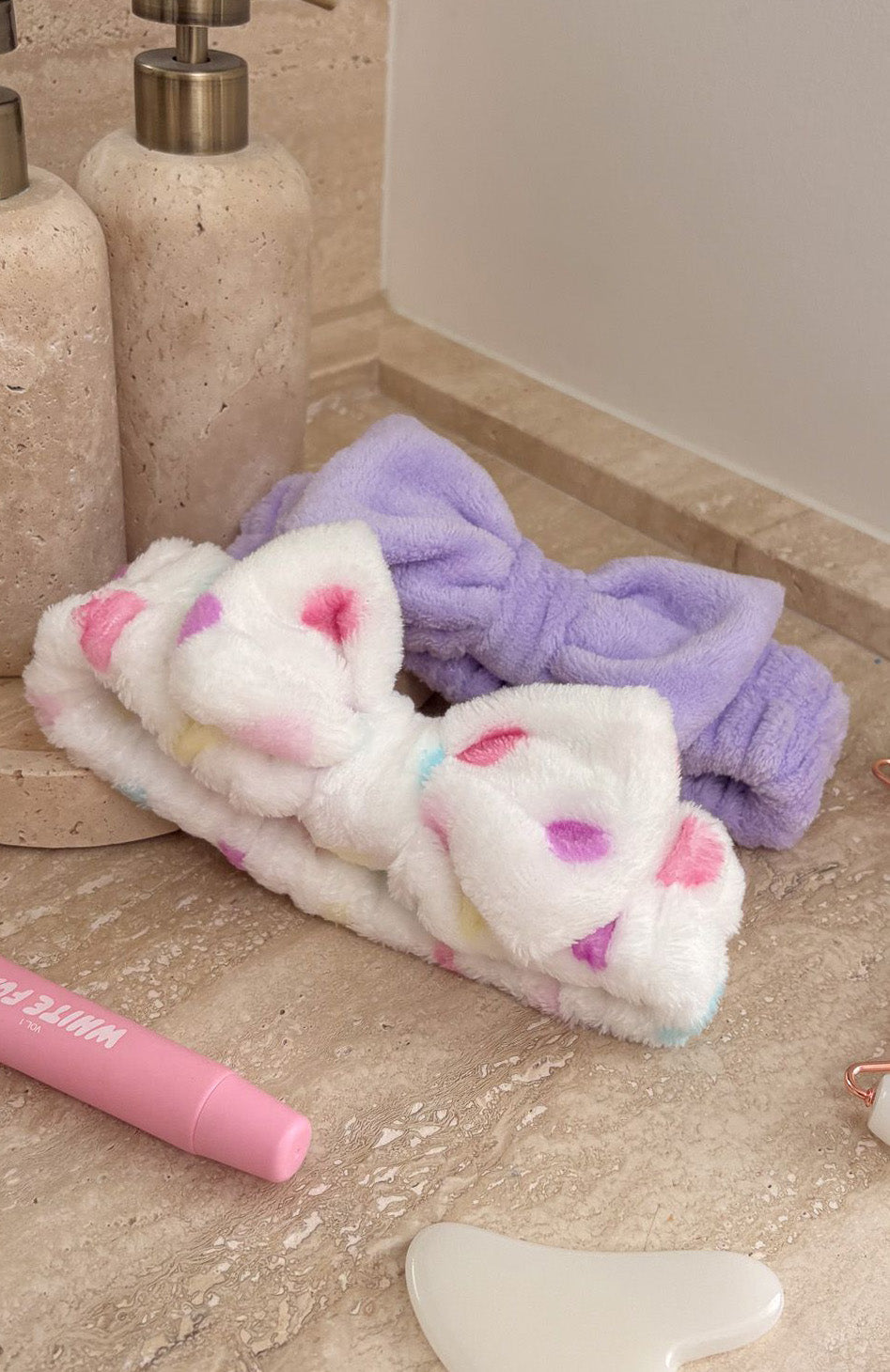 Trending Kesia Beauty Headband 2 Pack PurpleWhite