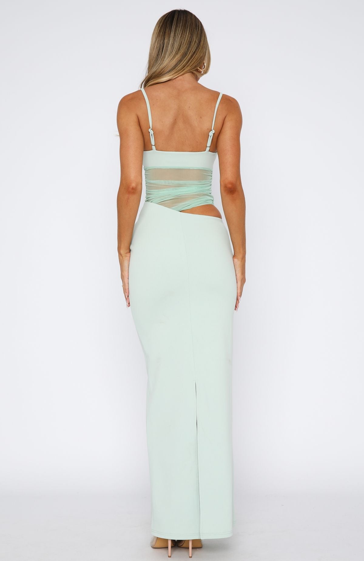 Trending Call Me Up Maxi Dress Mint