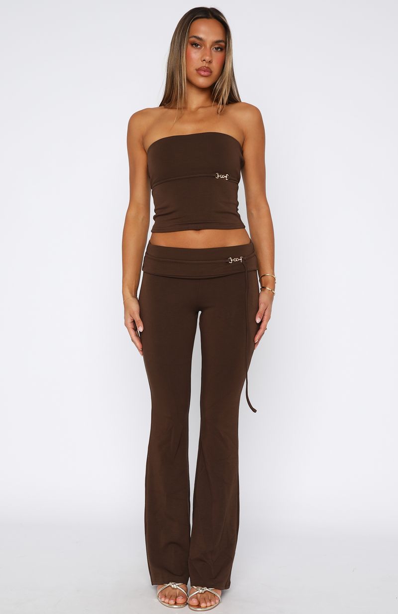 Trending Step On Up Pant Chocolate