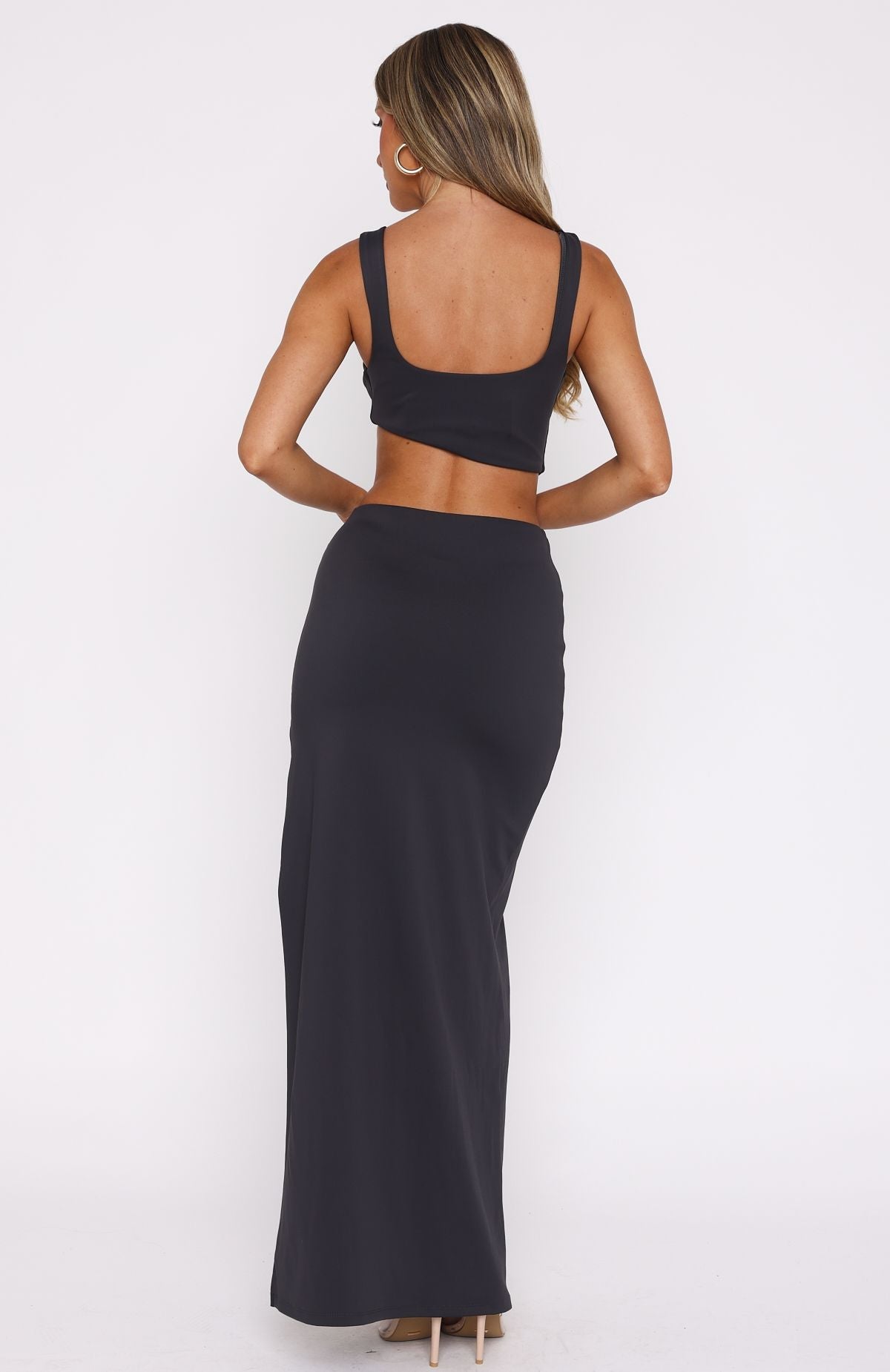 Trending It Feels Wrong Maxi Dress Steel