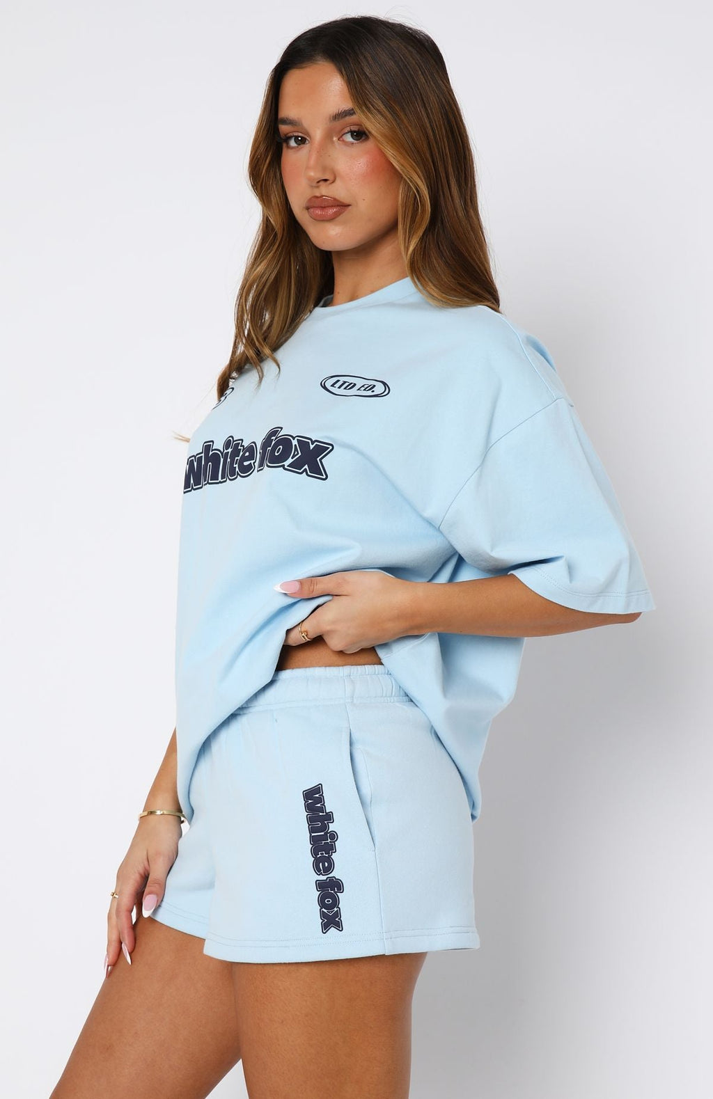 Trending Ready To Go Lounge Shorts Baby Blue