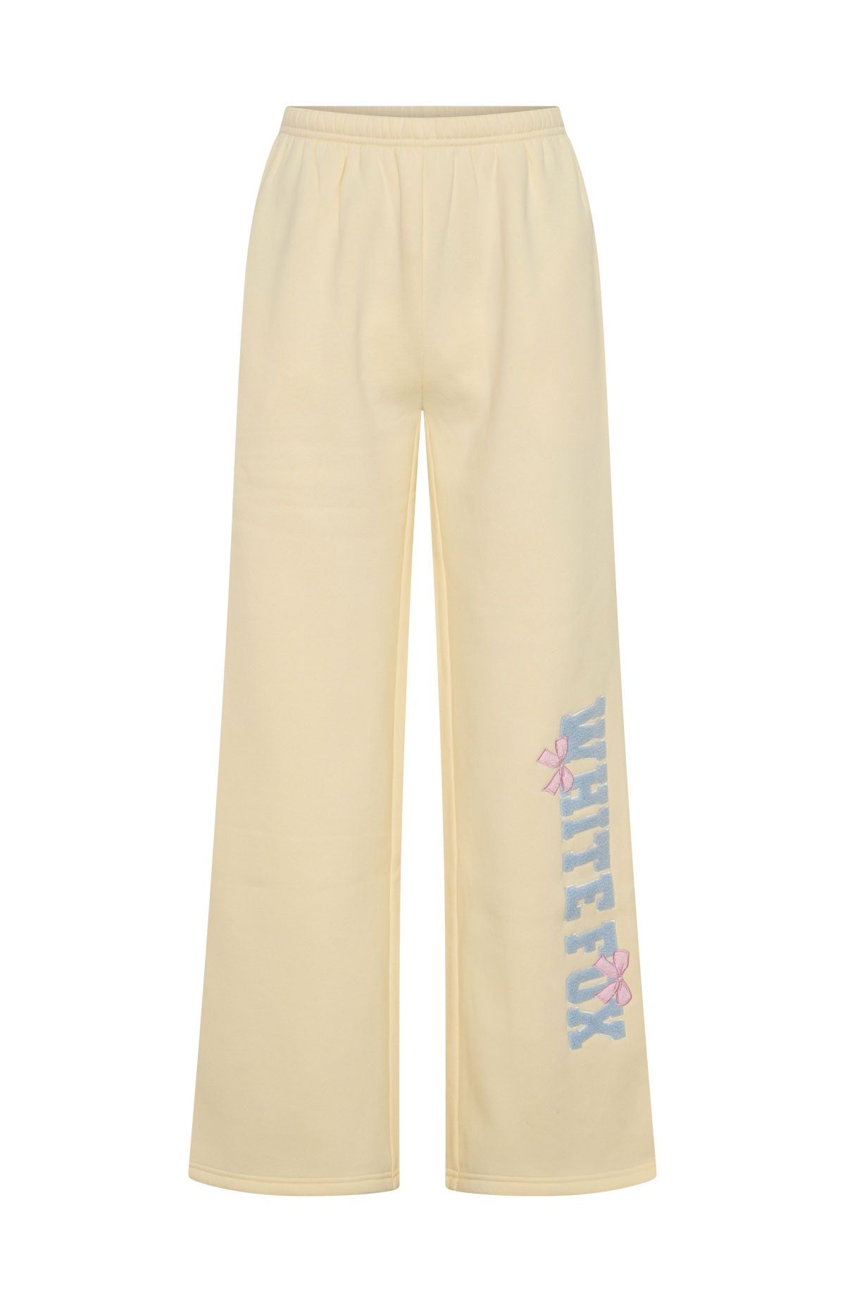 Trending Daydreamers Madeline Wide Leg Sweatpants Lemon