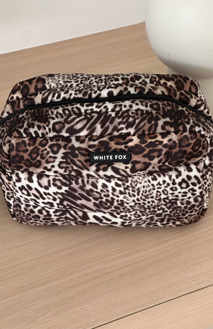 Trending Take A Leap Cosmetic Bag Leopard