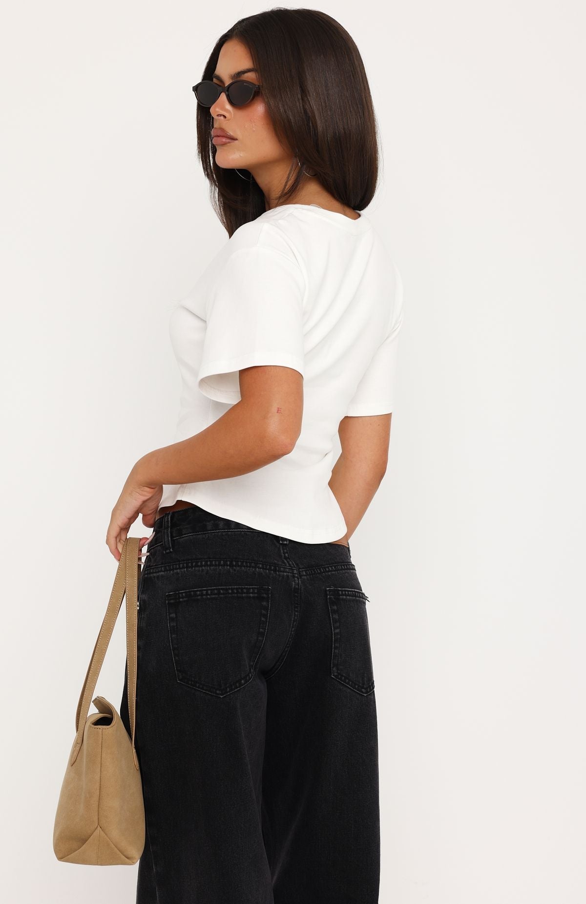 Trending Whisper In Time Short Sleeve Top White