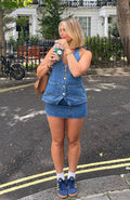 Trending Holla At Me Mini Skirt Admiral Blue