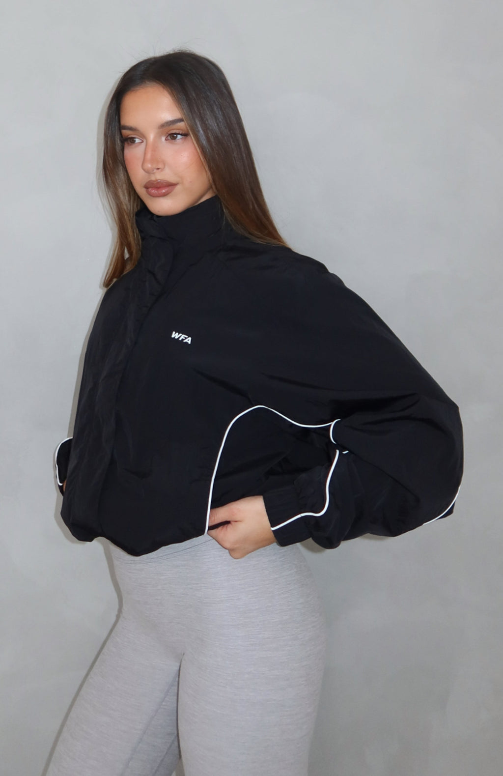Trending Guide Me Windbreaker Jacket Black
