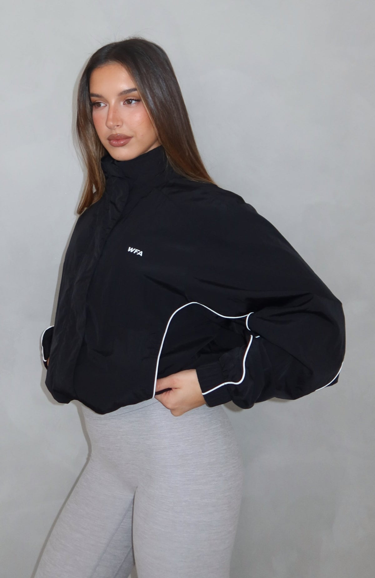 Trending Guide Me Windbreaker Jacket Black