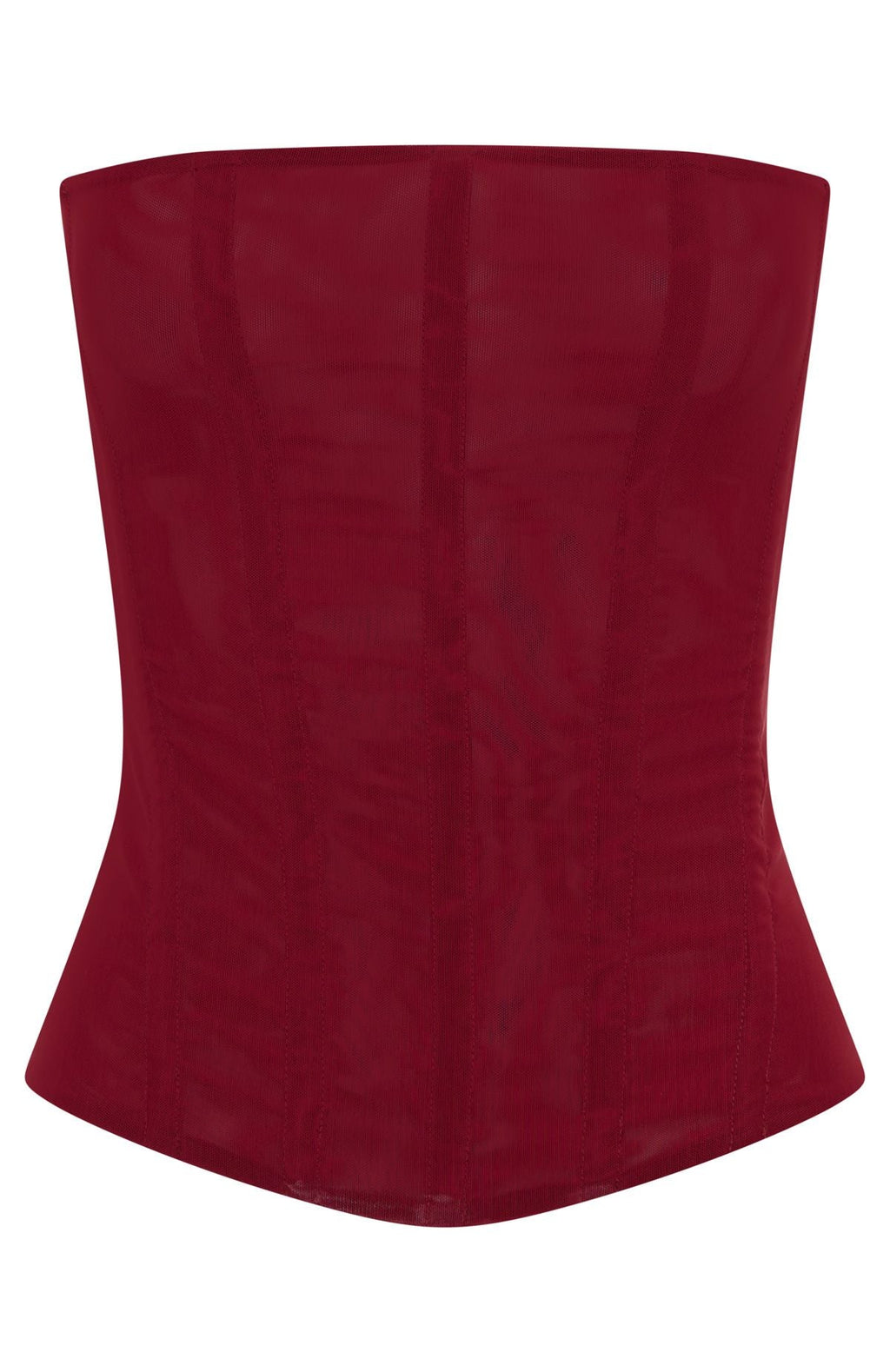 Trending Tell Me A Secret Strapless Bustier Wine
