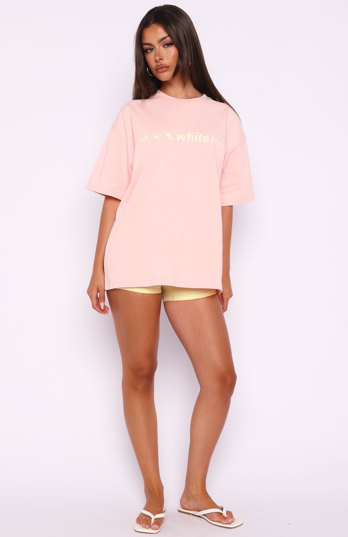 Trending Tropic Rush Oversized Tee Pink