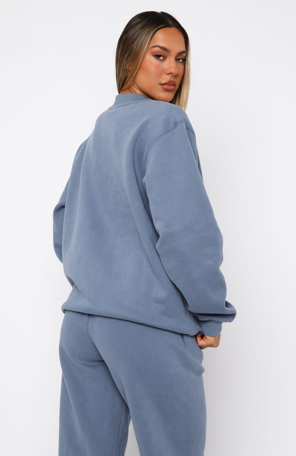 Trending Decade Classics Essential Oversized Sweater Ocean