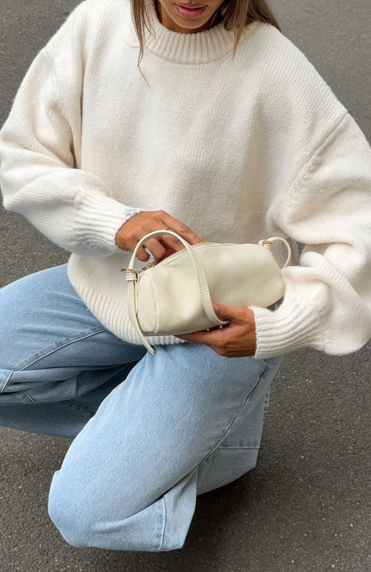 Trending Sashi Knit Sweater Winter White
