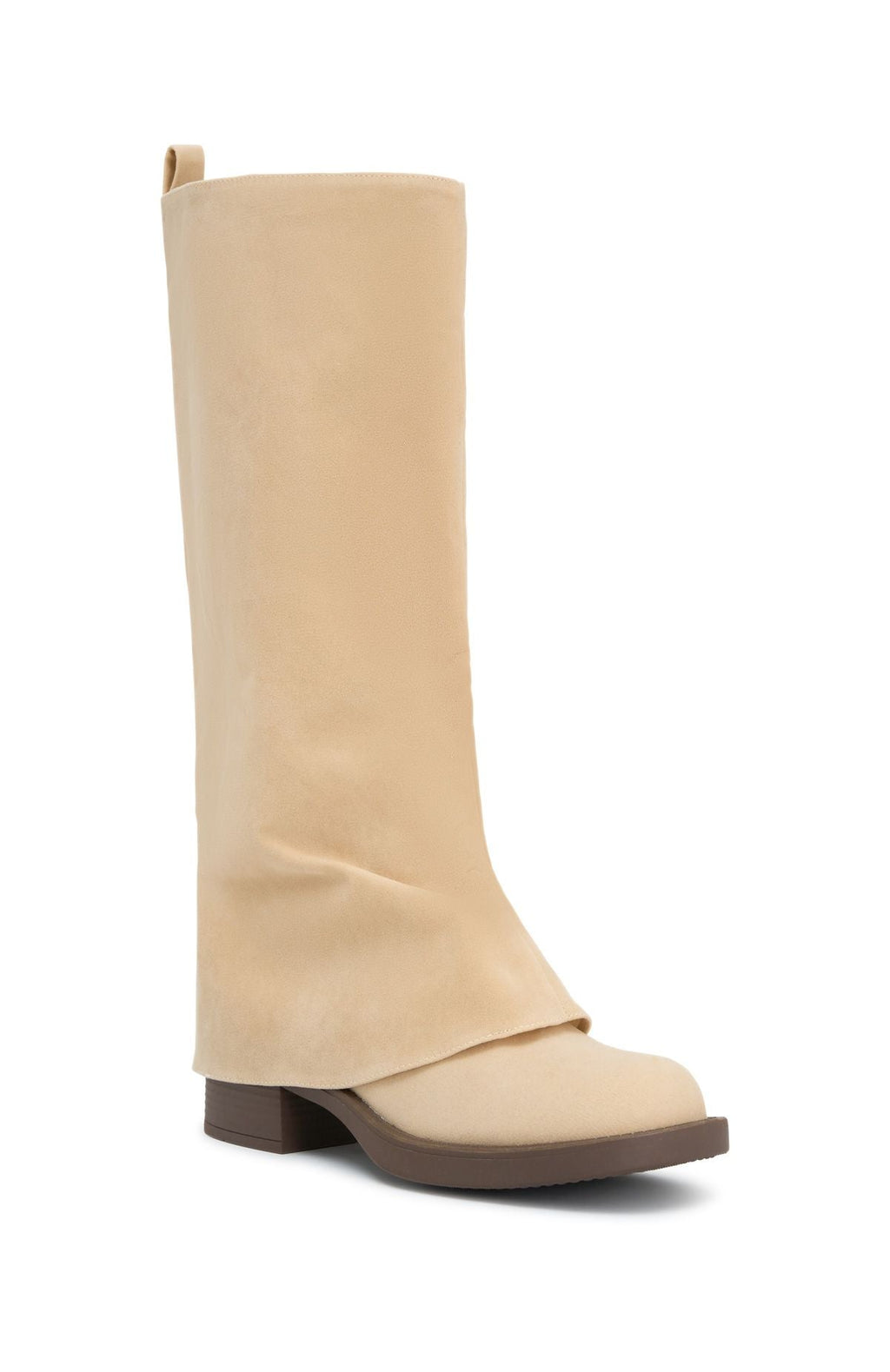 Trending Tinashe Knee High Boots Sand