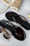 Trending Dean Jelly Thong Sandals Chocolate