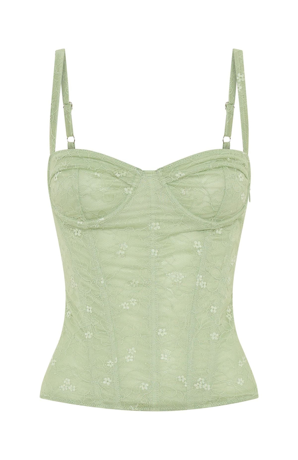 Trending All The Thrills Bustier Sage