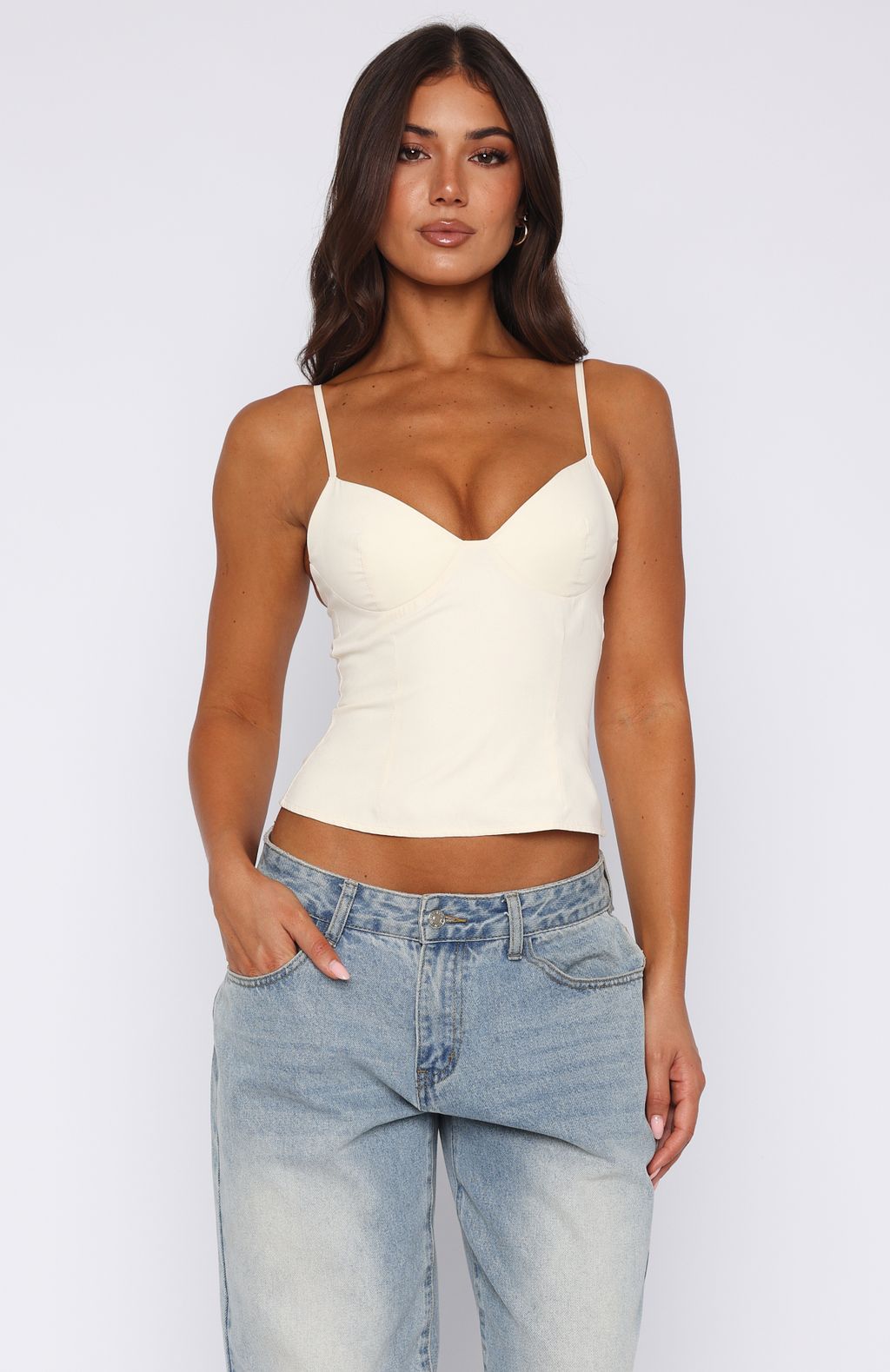 Trending Have A Nice Day Top Off White