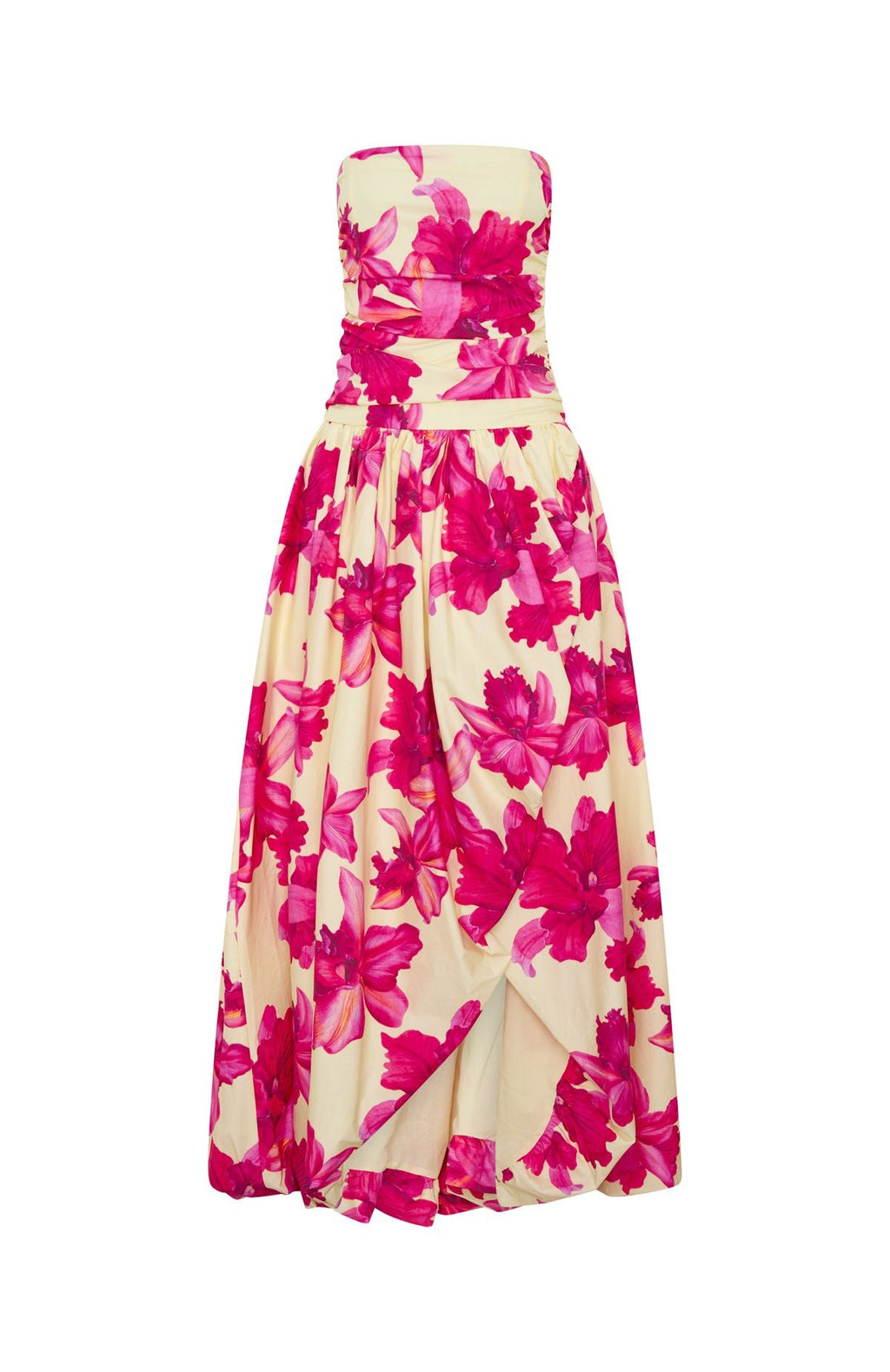 Trending Keep My Promise Strapless Maxi Dress Siena Bloom
