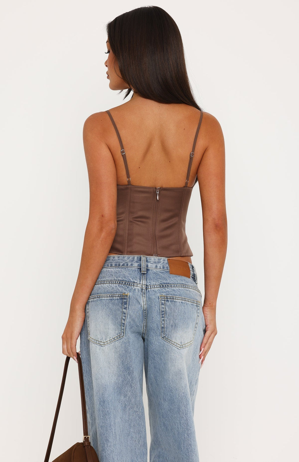 Trending Keep It Honest Bustier Mocha