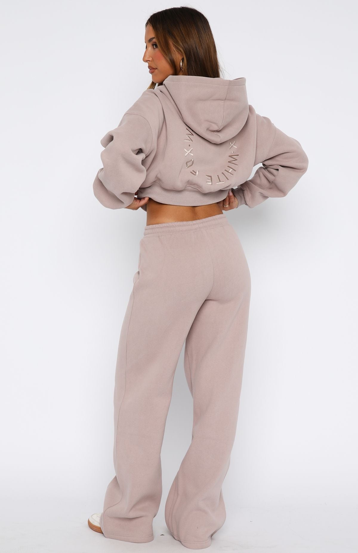 Trending Stay Lifted Wide Leg Sweatpants Cinnamon