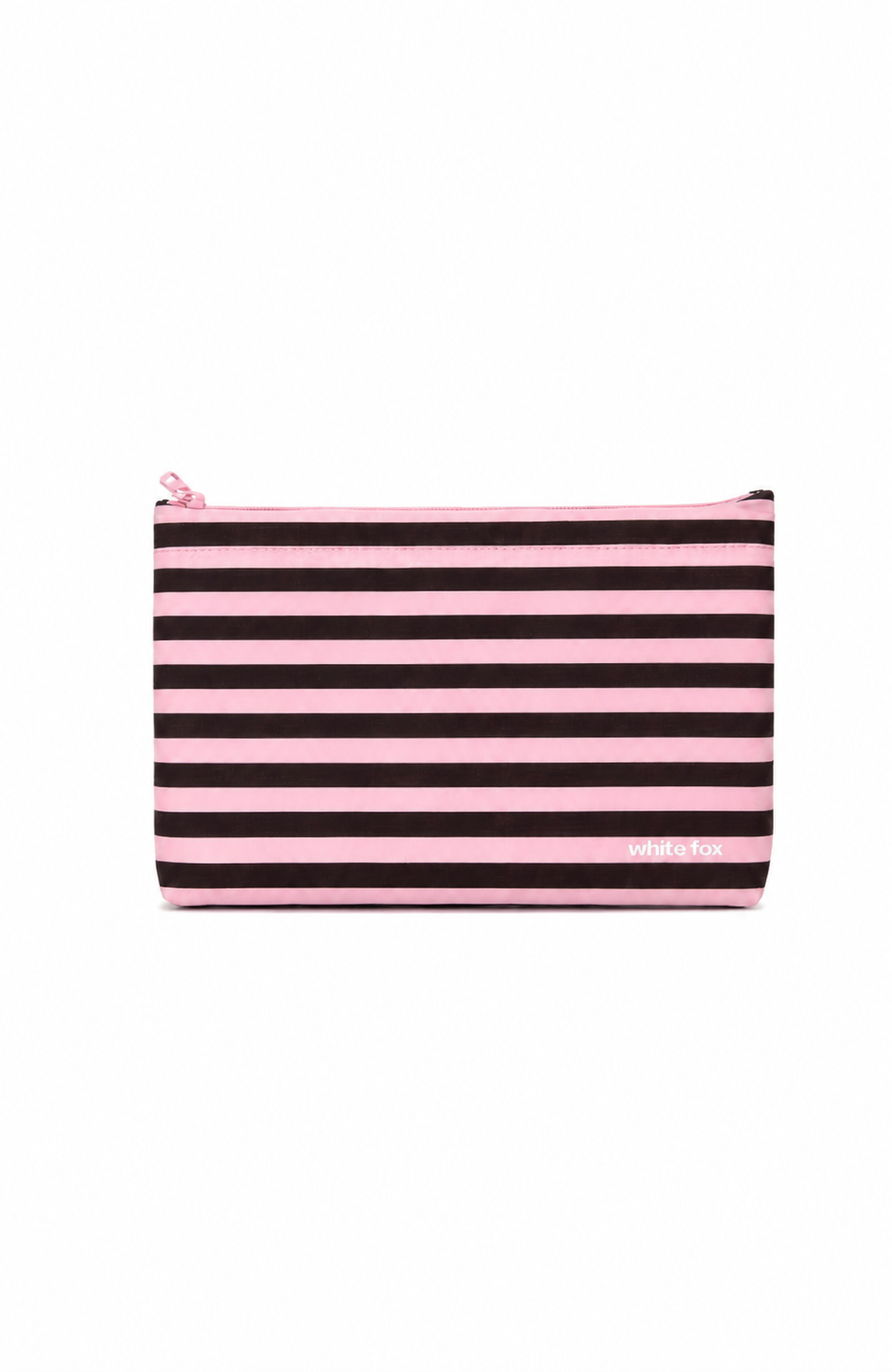 Trending Maddox 2 Pack Cosmetic Pouch Chocolate & Pink Stripe