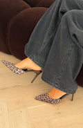 Trending Monti Mules LeopardChocolate