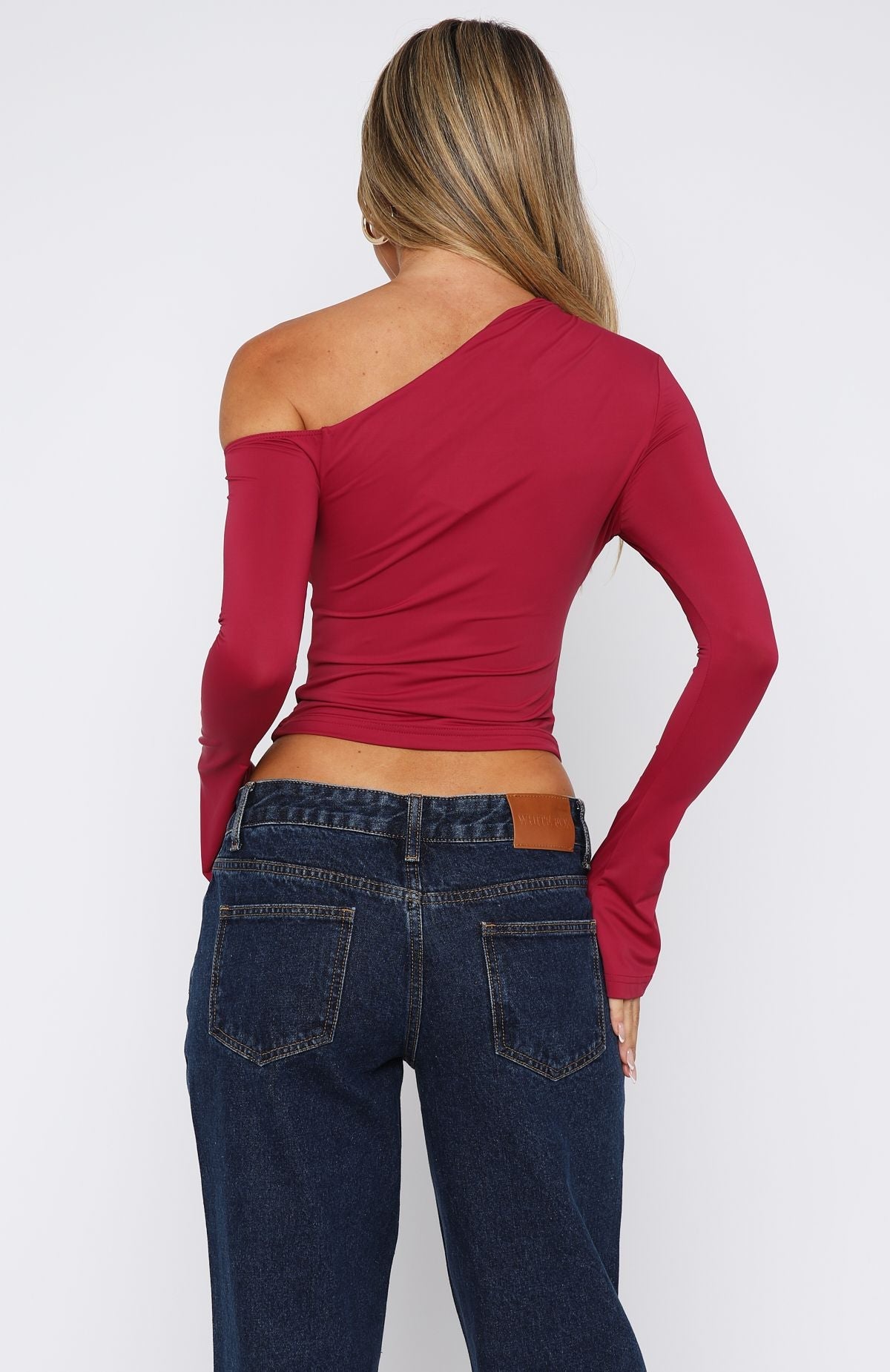 Trending Said So Long Sleeve Top Berry