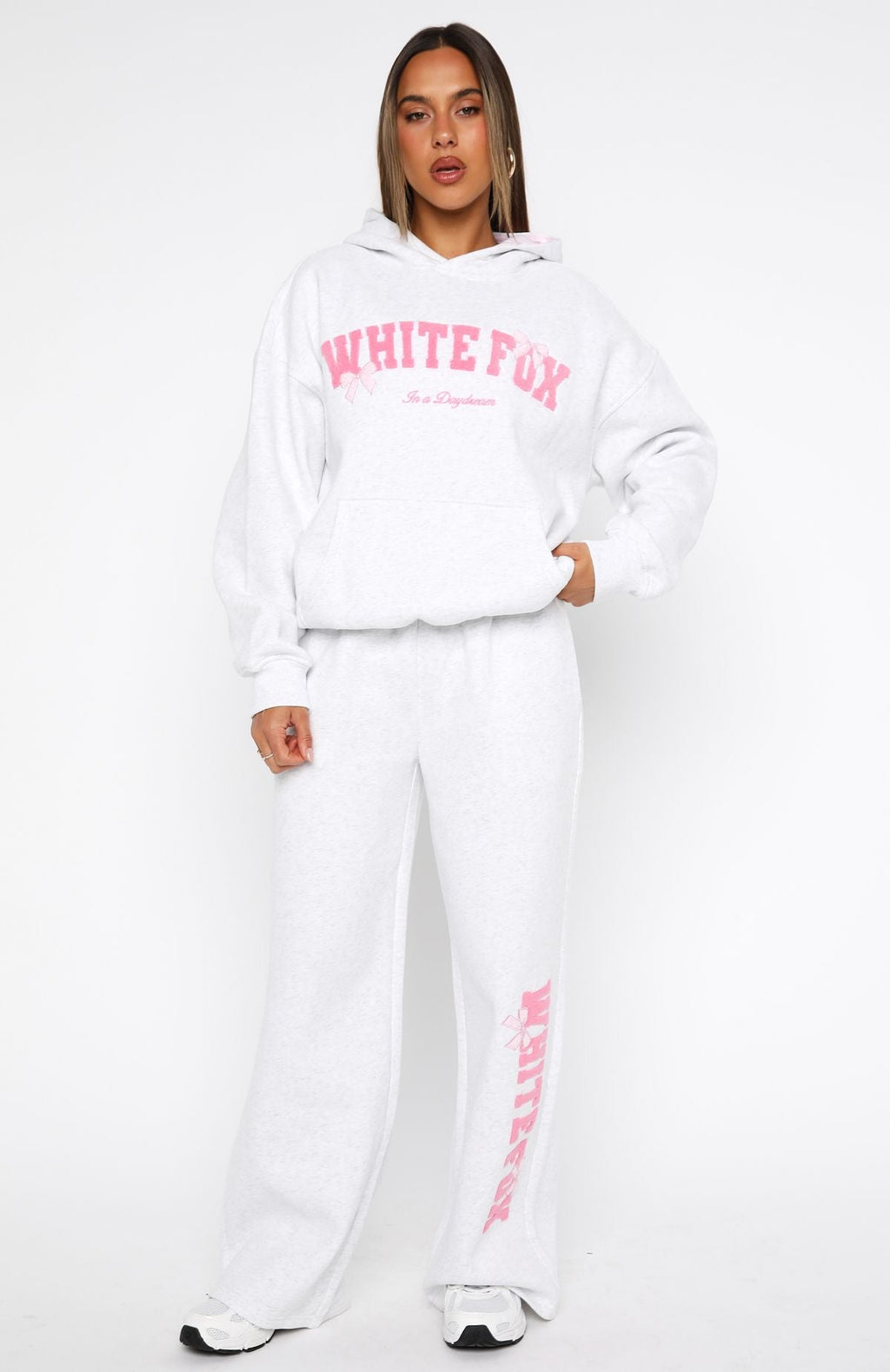 Trending Daydreamers Madeline Oversized Hoodie Grey Marle