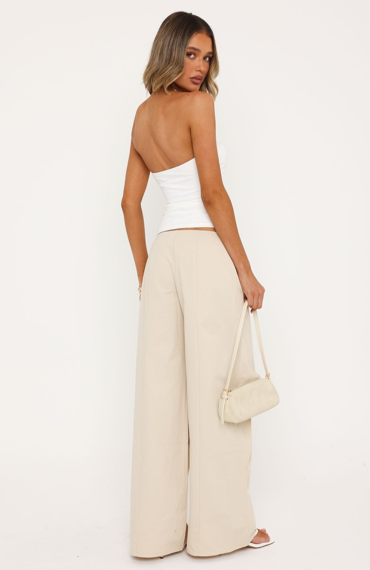 Trending Suit Yourself Pants Beige
