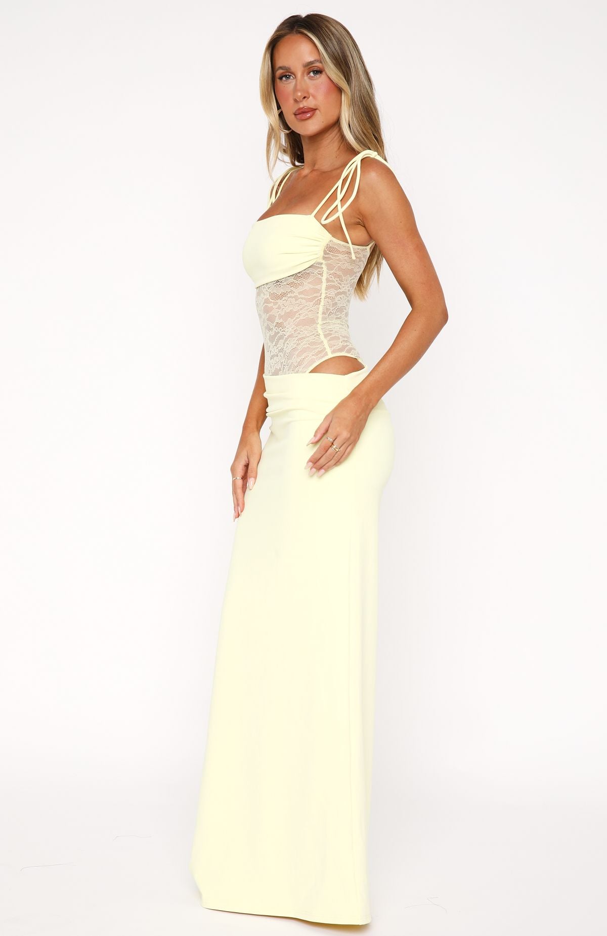 Trending Compliment Me Maxi Dress Lemon