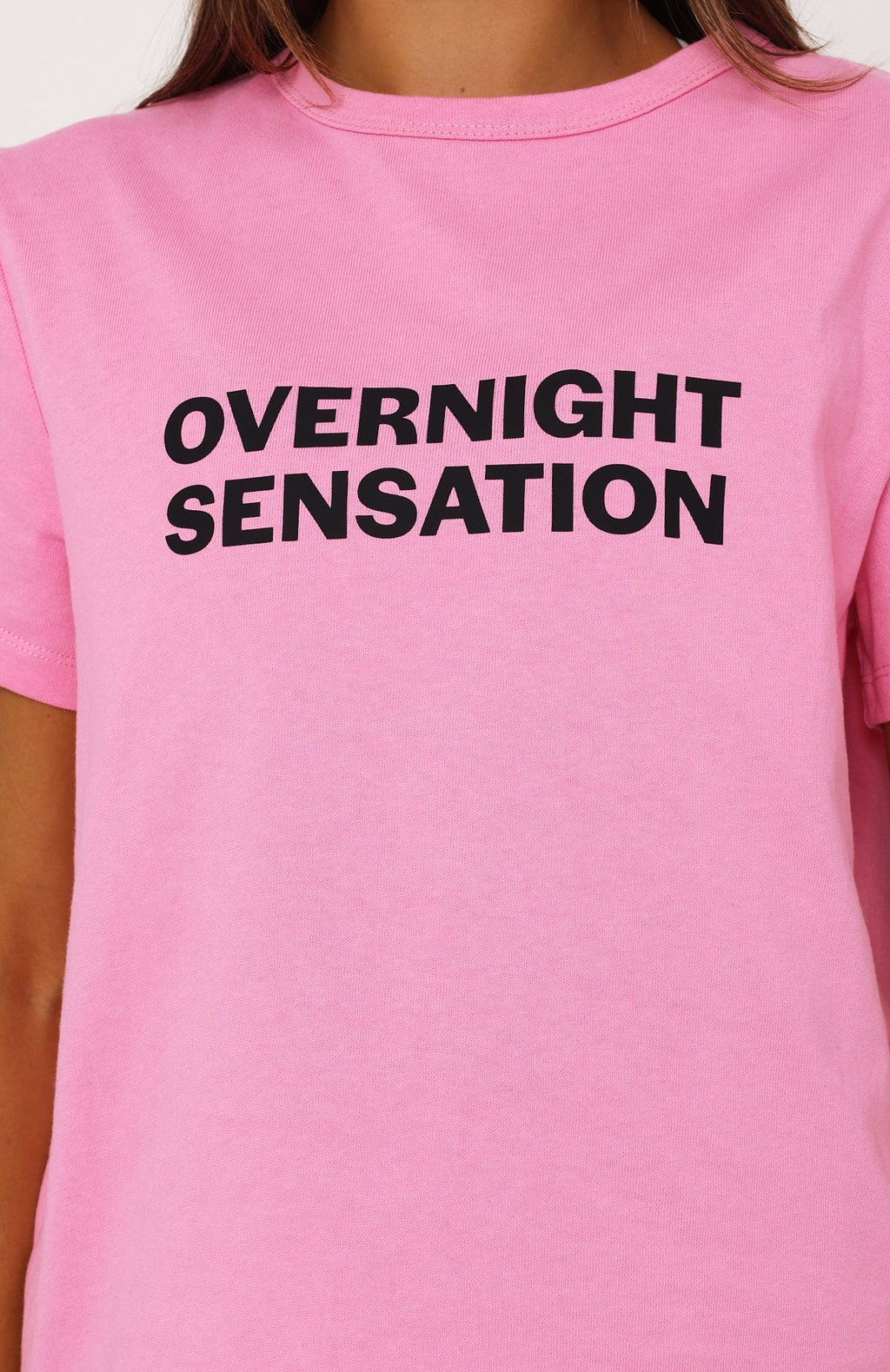 Trending Overnight Sensation Tee Pink