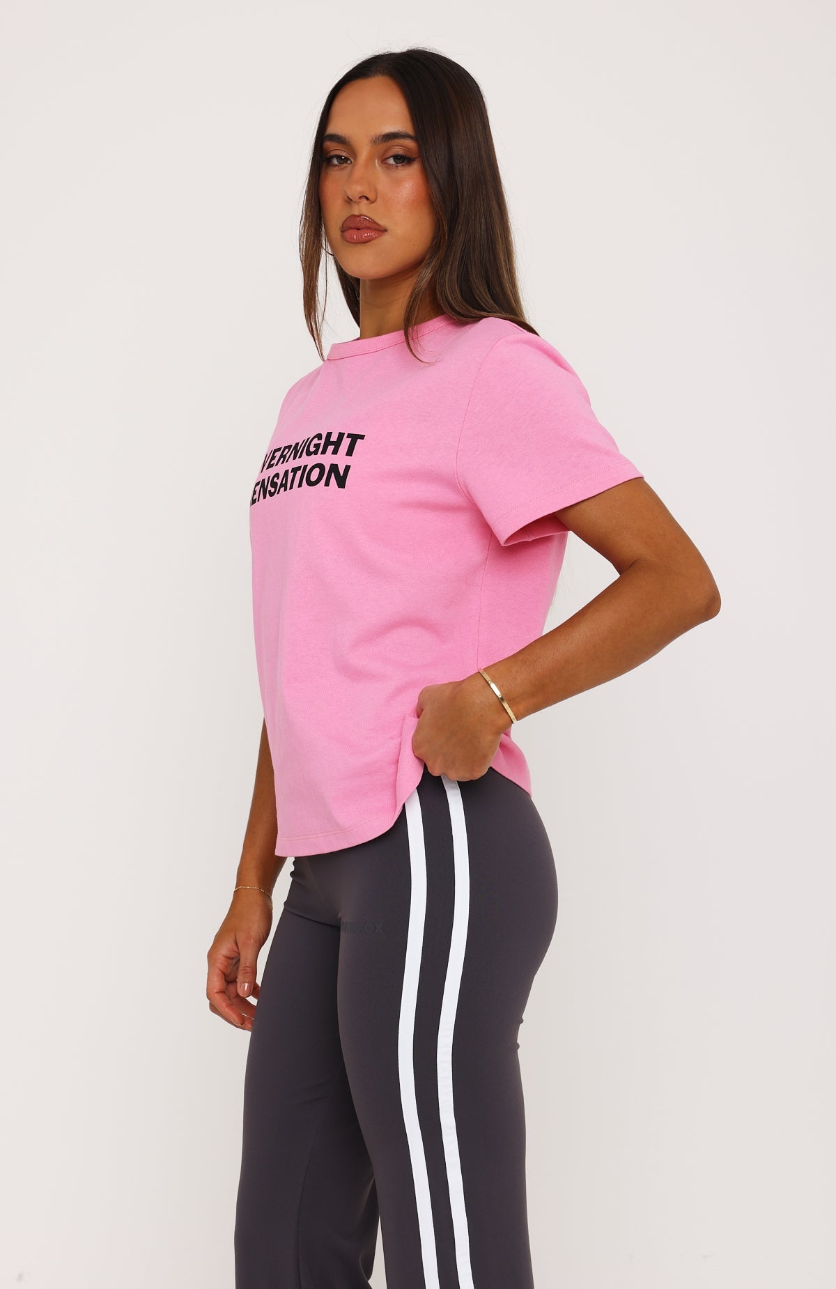 Trending Overnight Sensation Tee Pink