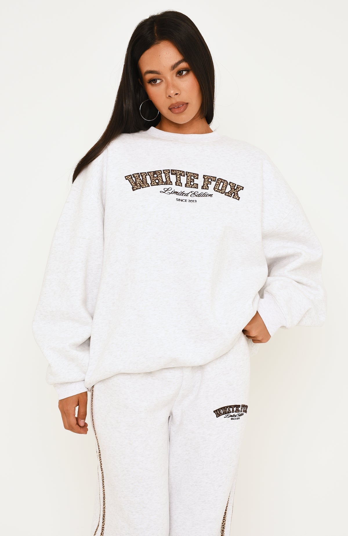 Trending Perfect Harmony Oversized Sweater Grey Marle