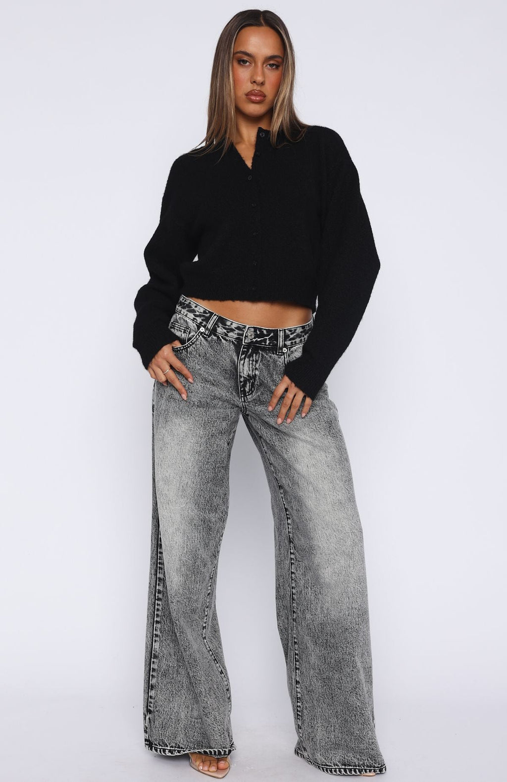 Trending Warm Whispers Knit Cardigan Black