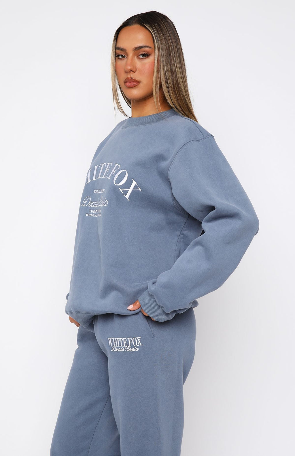 Trending Decade Classics Essential Oversized Sweater Ocean
