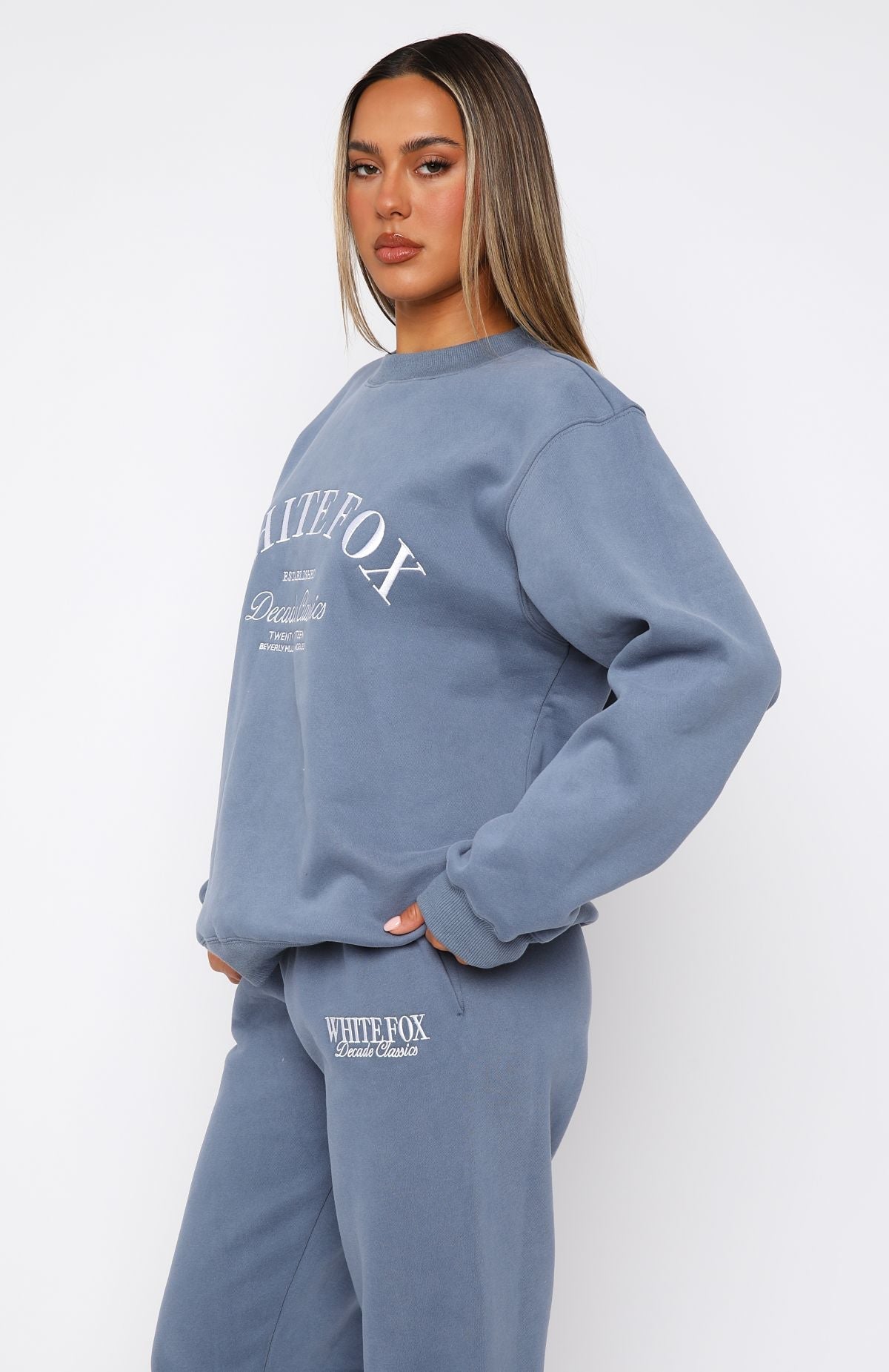 Trending Decade Classics Essential Oversized Sweater Ocean