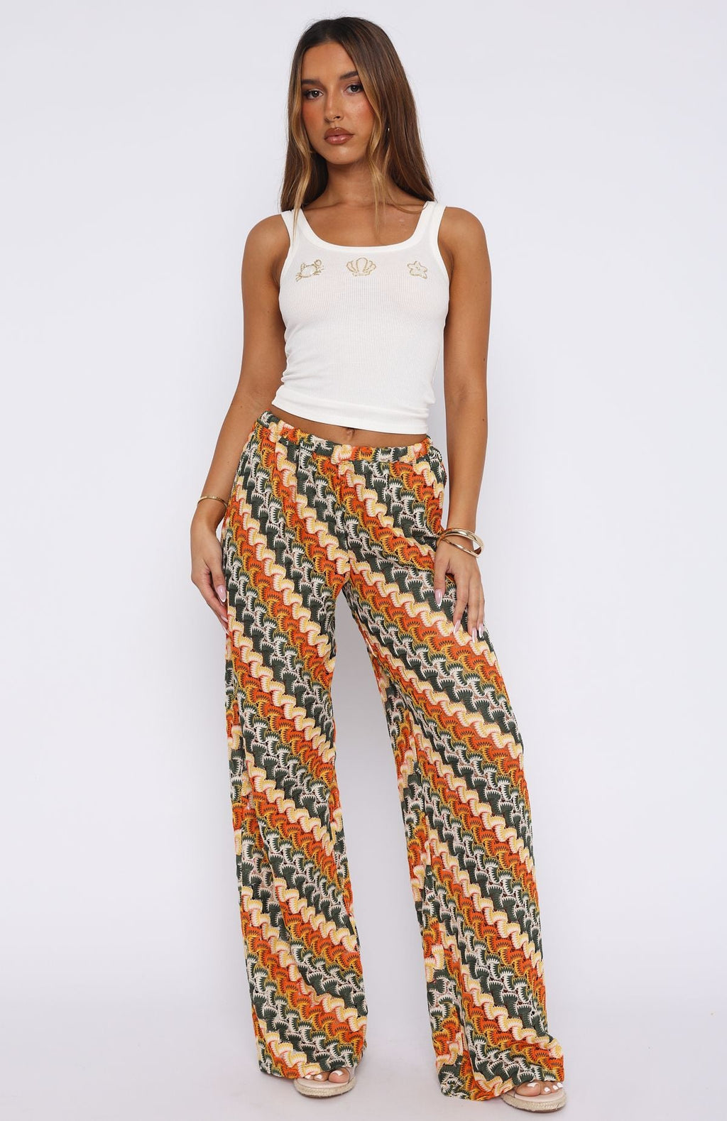 Trending Long Desire Pants Tropics