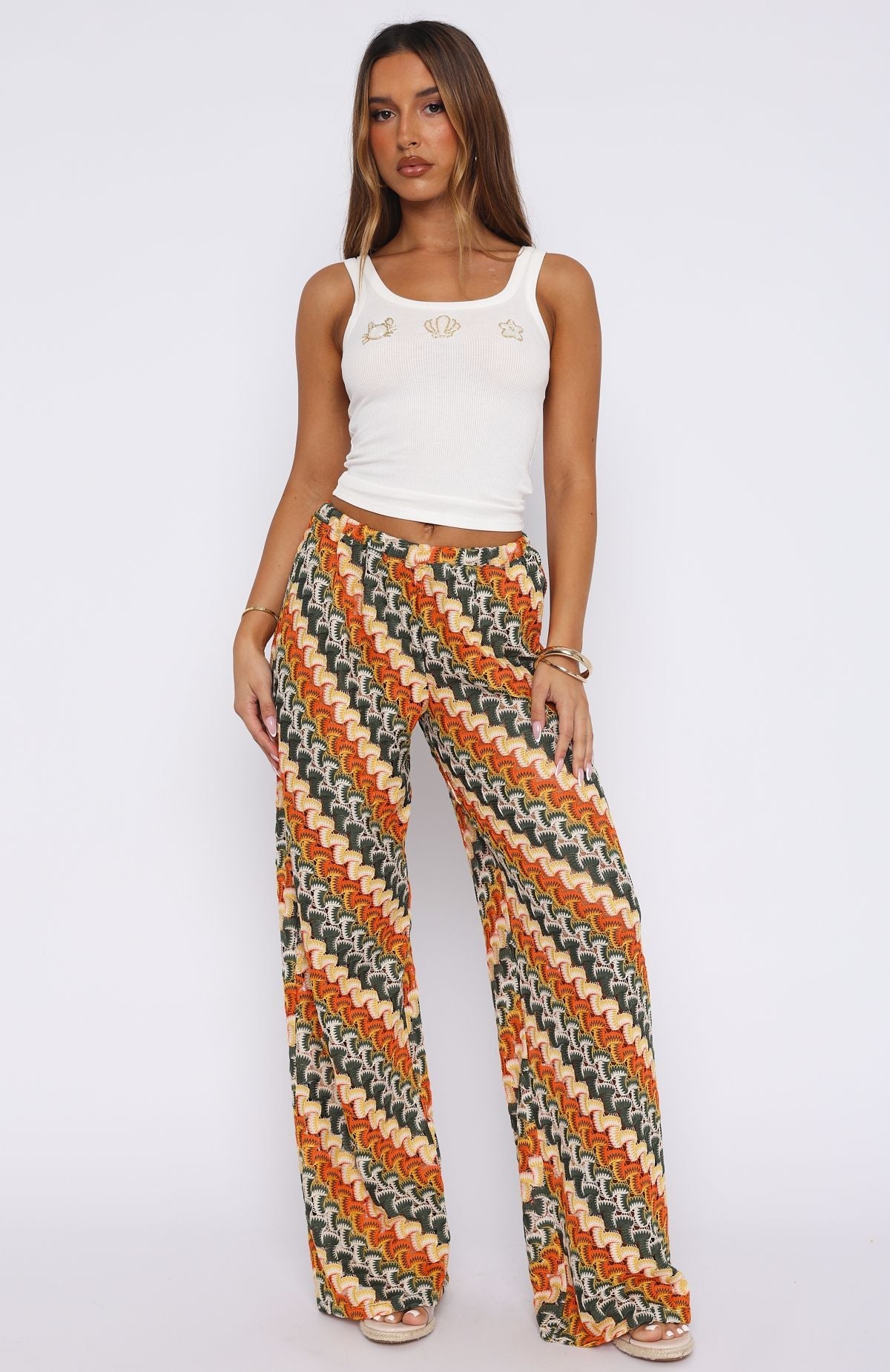 Trending Long Desire Pants Tropics