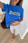 Trending Still Hot Tee Blue