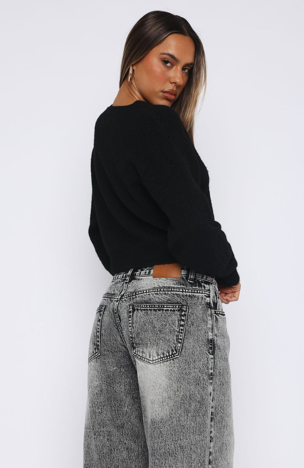 Trending Warm Whispers Knit Cardigan Black