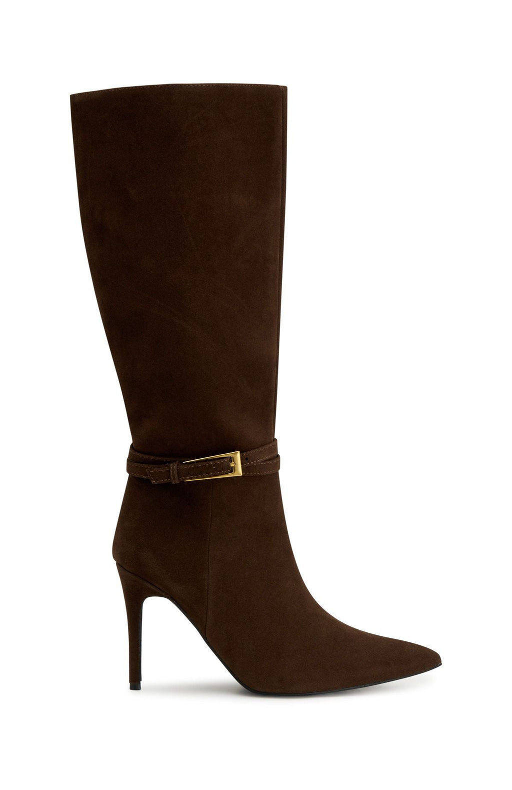 Trending Selin Knee High Boots Chocolate Faux Suede