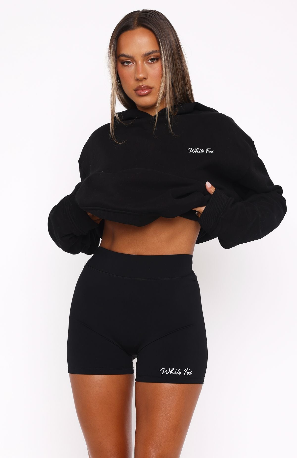 Trending Match Your Words Bike Shorts Black