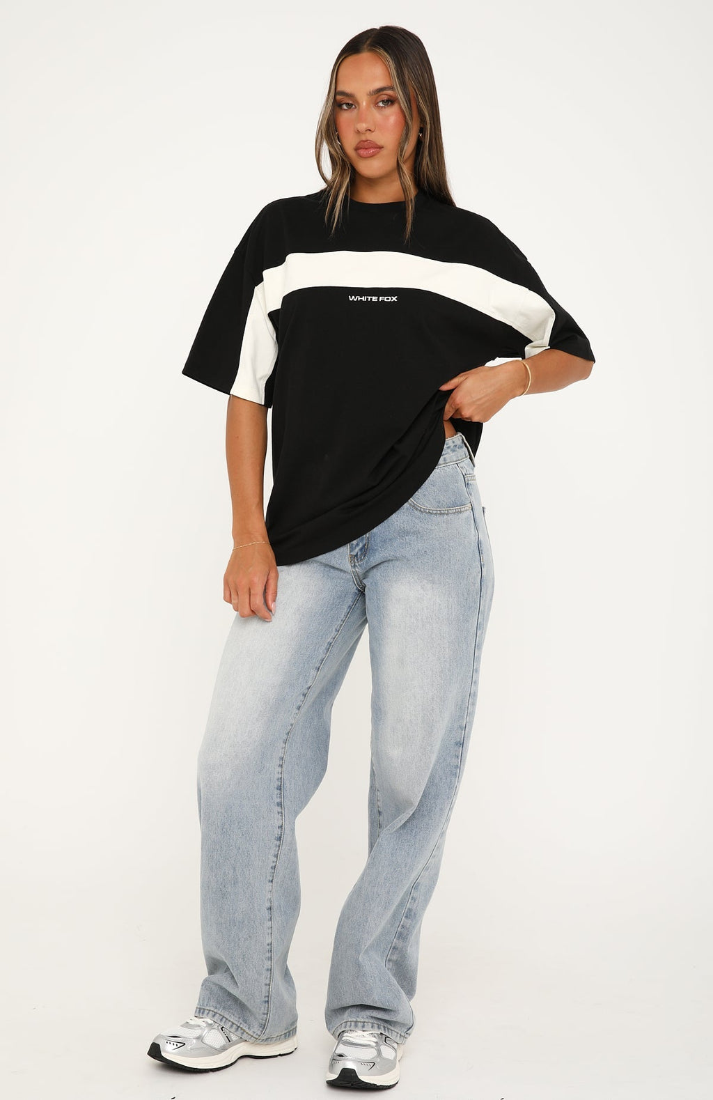 Trending Take Another Chance Oversized Tee Black