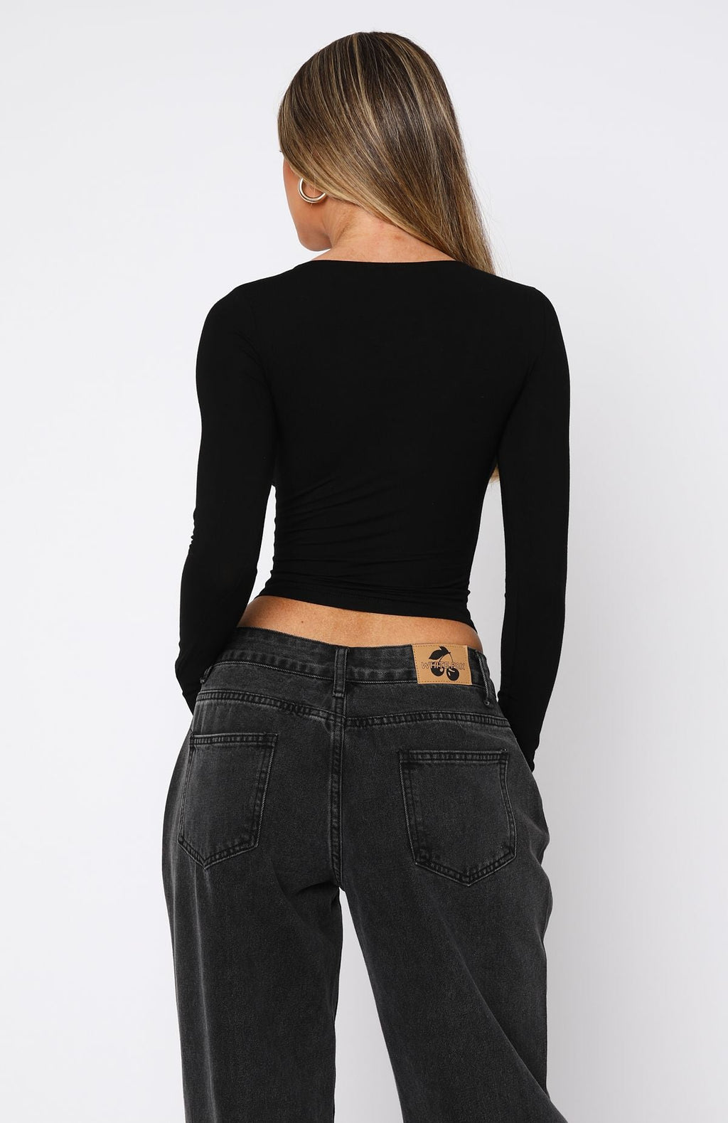 Trending Show You The World Long Sleeve Top Black