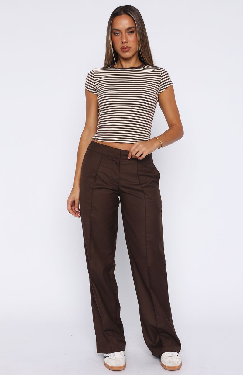 Trending Keep It Cool Pants Chocolate