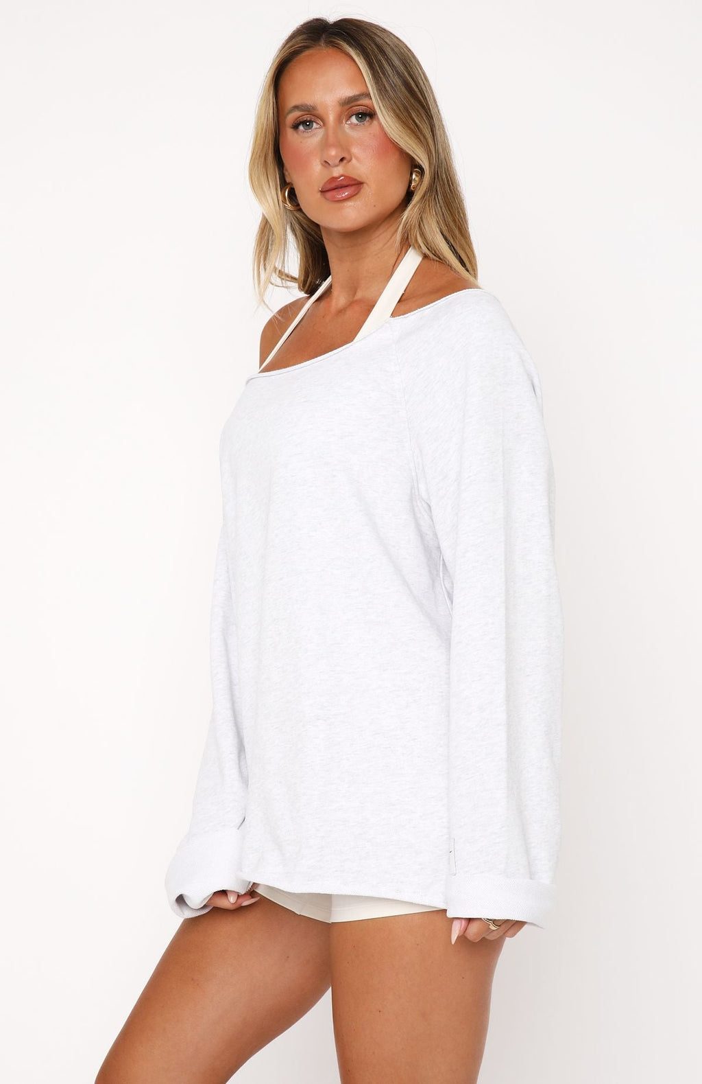 Trending Call It Love Sweater Light Grey Marle